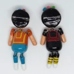 Detalle posterior de broche de Frida Kahlo