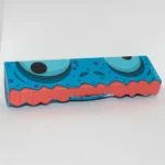 empaque halloween con cierre creativo de lengua de papel