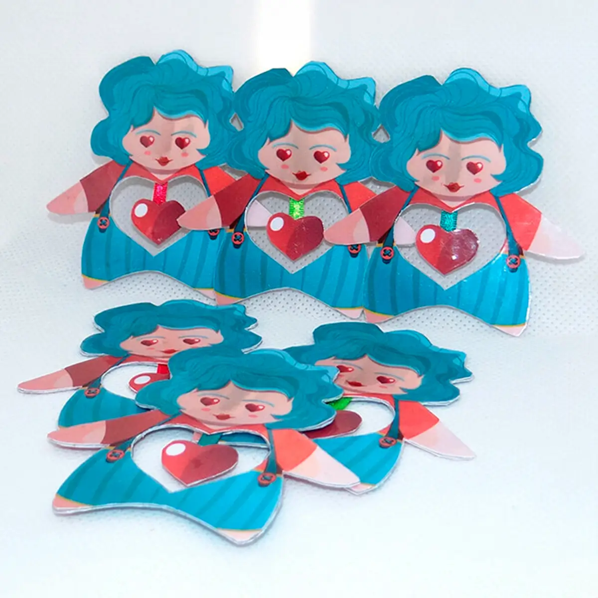 colección de separadores de libros con cintas de colores