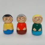 Miniaturas de jubilados para juego de mesa