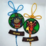 Amuletos personalizados con lazo sedado y nudo