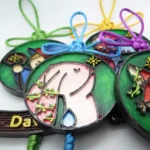 Grupo de amuletos guardianes del bosque personalizados