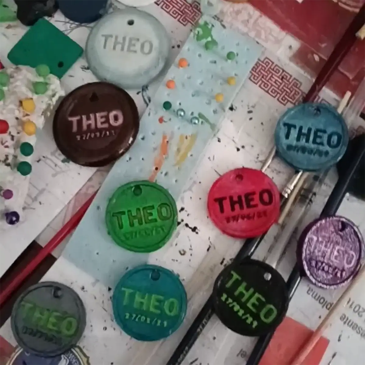 Placas para mascotas en impresión 3D y materiales reciclados