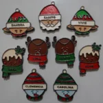 Set completo de imanes de navidad personalizados