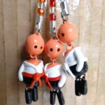 Llaveros pequeños de Hapkido varios cinturones