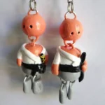 Llaveros de Kumdo grandes con espada y cinturón negro