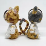 Perfil de llaveros de gatos personalizados en amigurumi