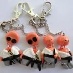 Diferencia entre llaveros de Kumdo planos y redondos