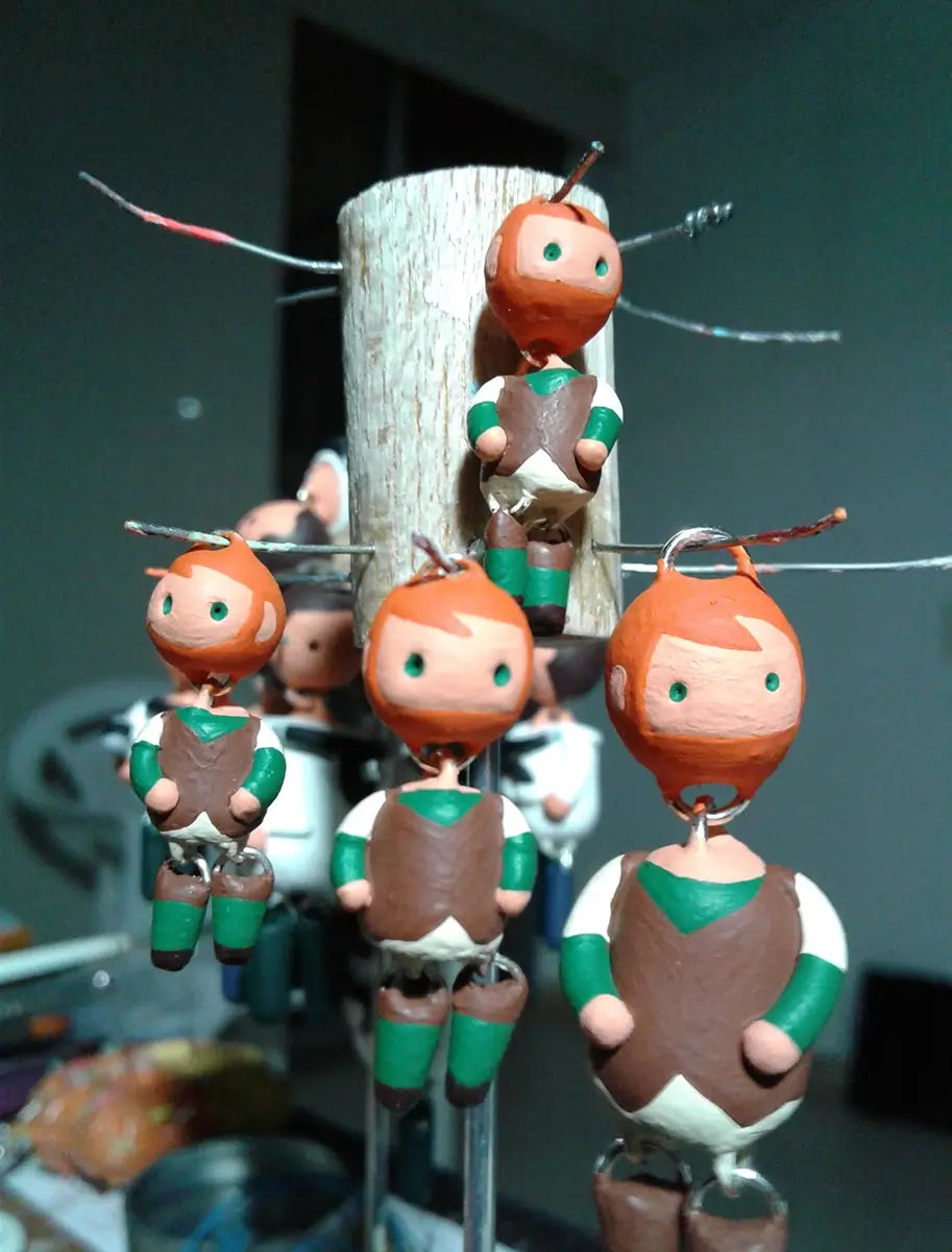 Pintado de personajes irlandeses para cuentos