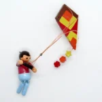 Miniatura de cometero con cometa geométrica personalizada