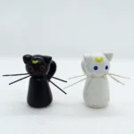 Miniaturas de Luna y Artemis en porcelanicrón